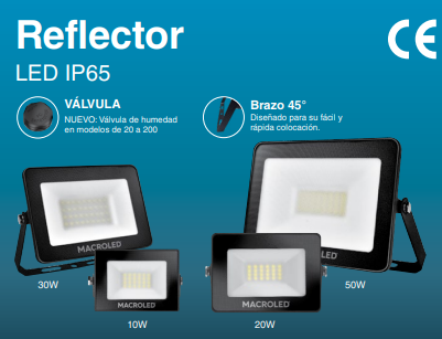 Reflectores Led IP65