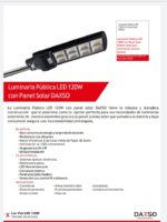 Luminaria con Panel Solar Led 120W - Imagen 3
